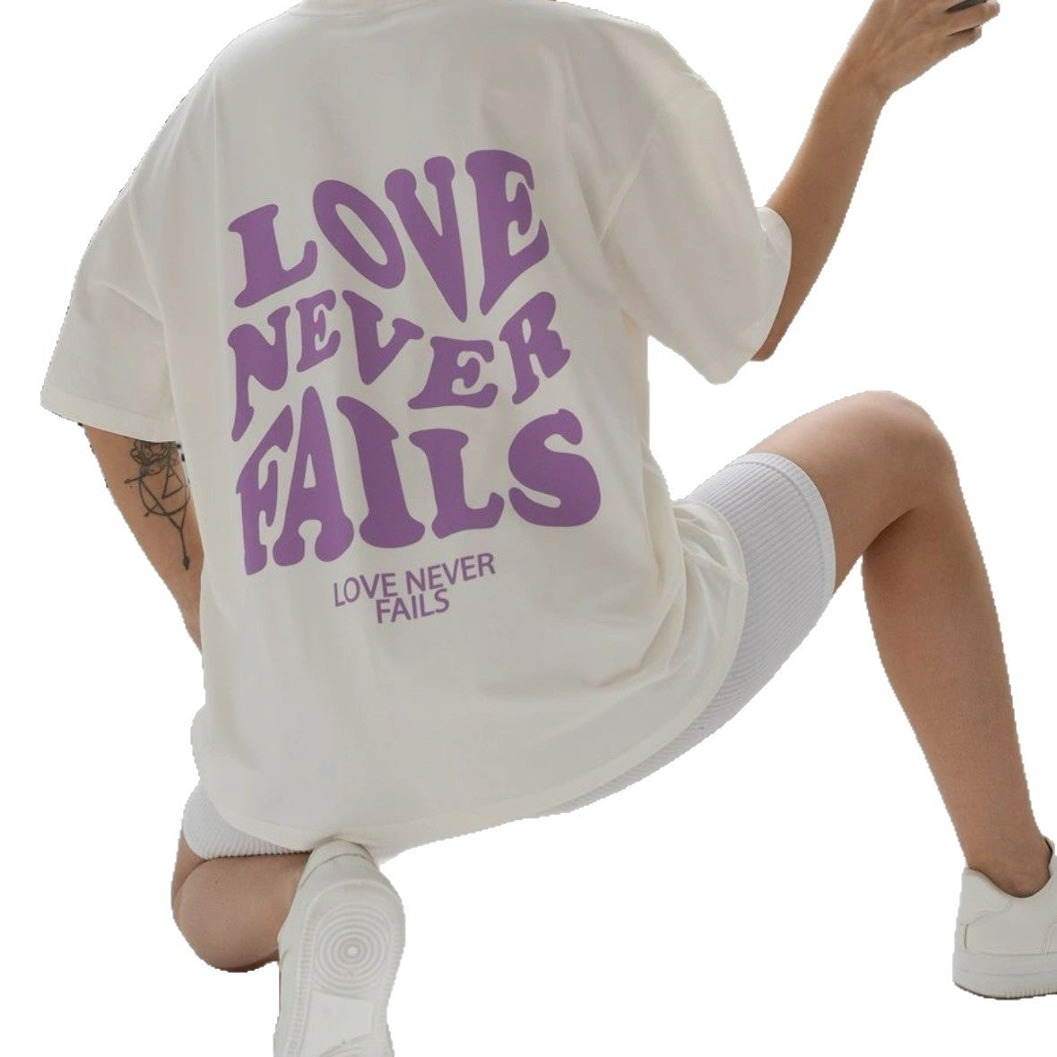 Love Never Fails Cotton Tee