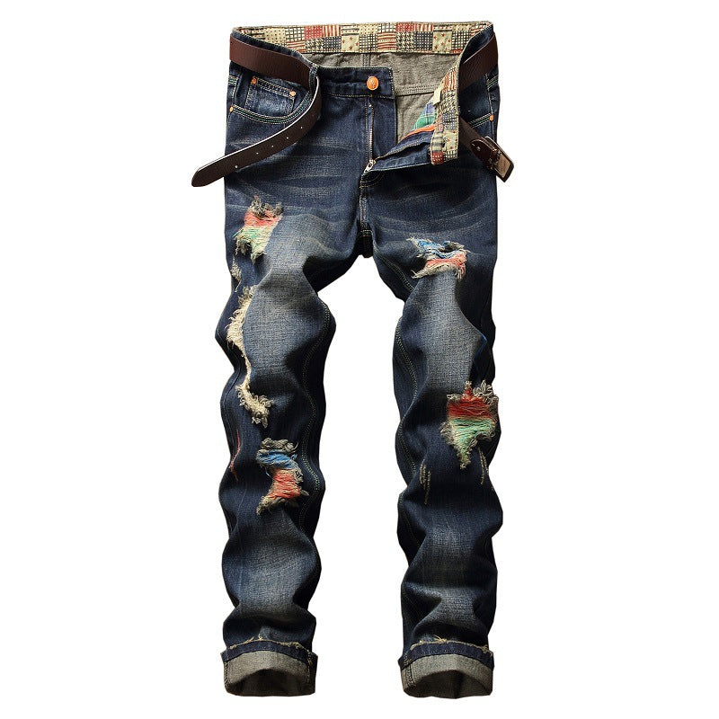 Paint Splatter Jeans