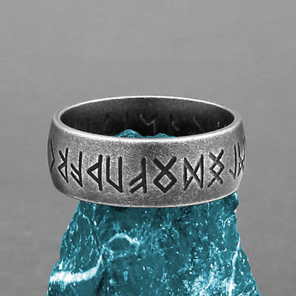 Rune Band Ring