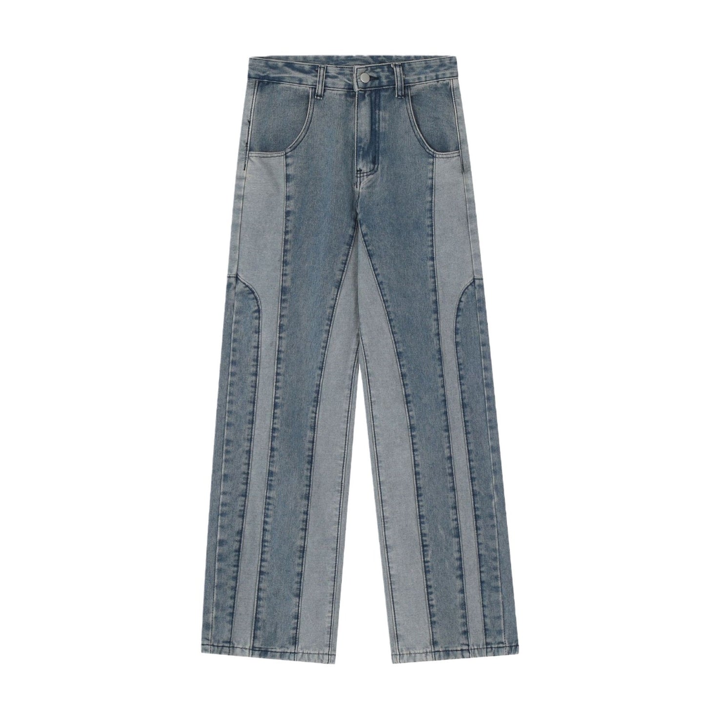 Panel Stitch Denim Jeans