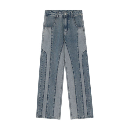 Panel Stitch Denim Jeans