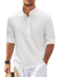 Long Sleeve Casual Stand Collar Shirt