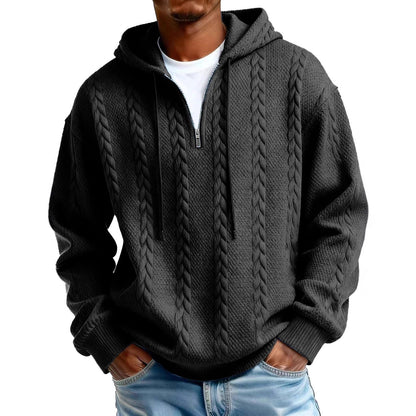 Half-Zip Hooded Sweatshirt