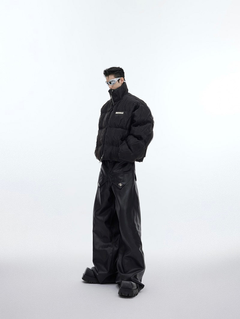 Pleated Puffer Jacket