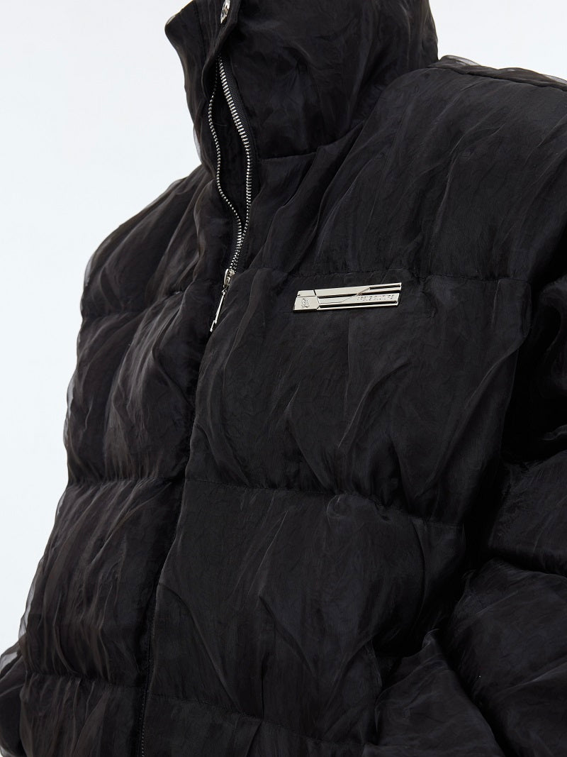 Pleated Puffer Jacket