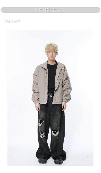 Distressed Oversize Jeans