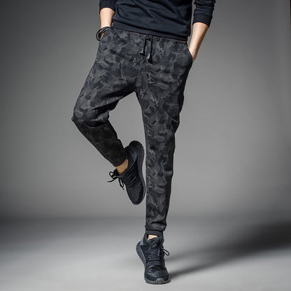 Grey Camouflage Joggers