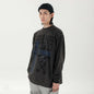 Oversized graphic long sleeve t-shirt in a relaxed streetwear fit from Novien Apparel
