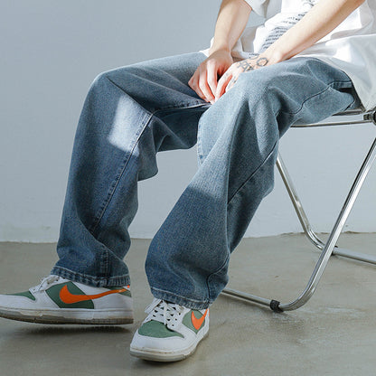 Loose Fit Straight Leg Jeans