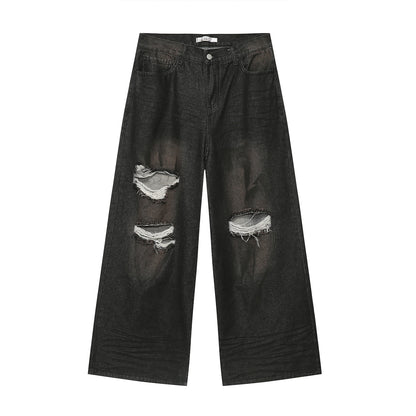 Distressed Oversize Jeans