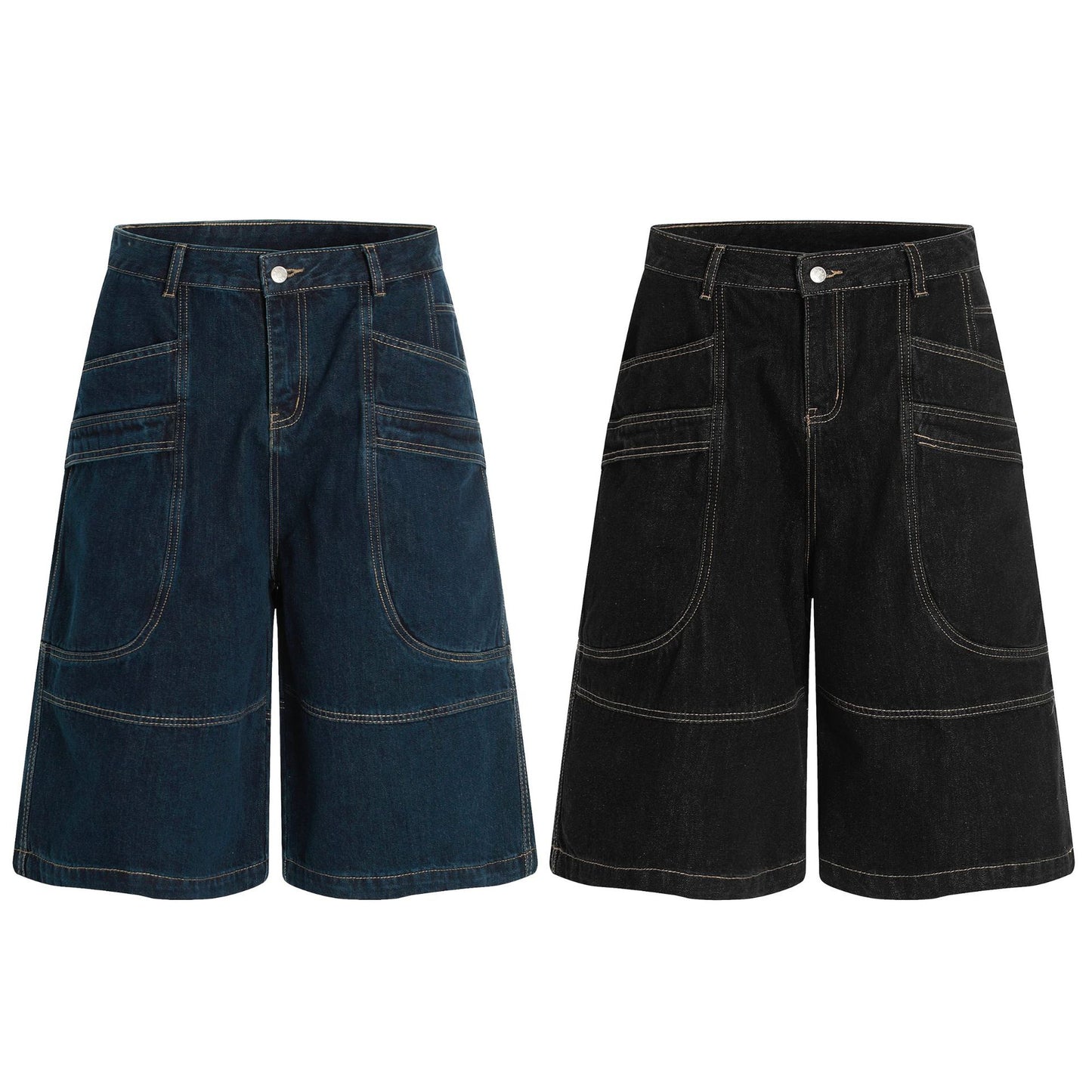 Retro Denim Shorts