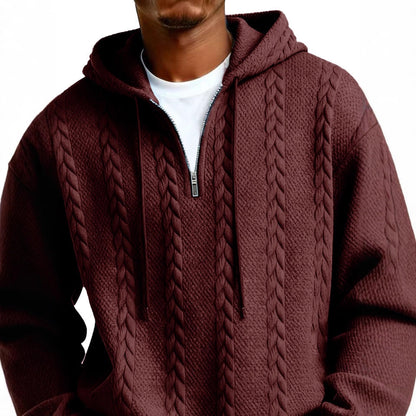 Half-Zip Hooded Sweatshirt