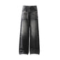 Vintage Washed Straight Leg Jeans