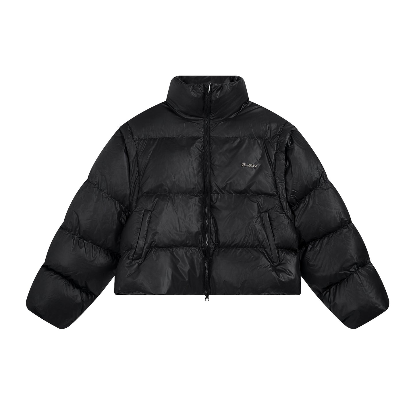 Pleated Puffer Jacket