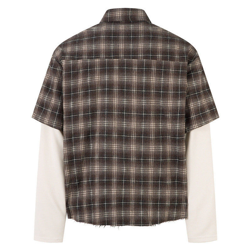 Vintage Plaid Long Sleeve Shirt