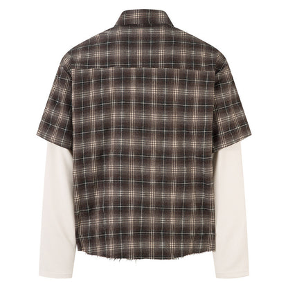 Vintage Plaid Long Sleeve Shirt