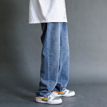 Loose Fit Straight Leg Jeans