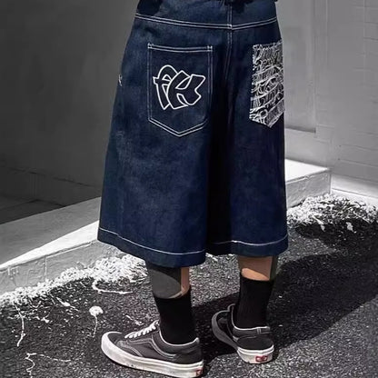Loose-Fit West Coast Denim Shorts