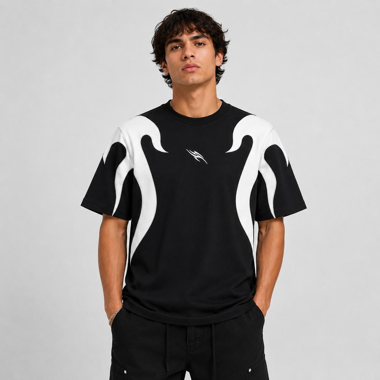 Contrast Panel Tee