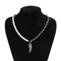 Pearl Stitch Necklace