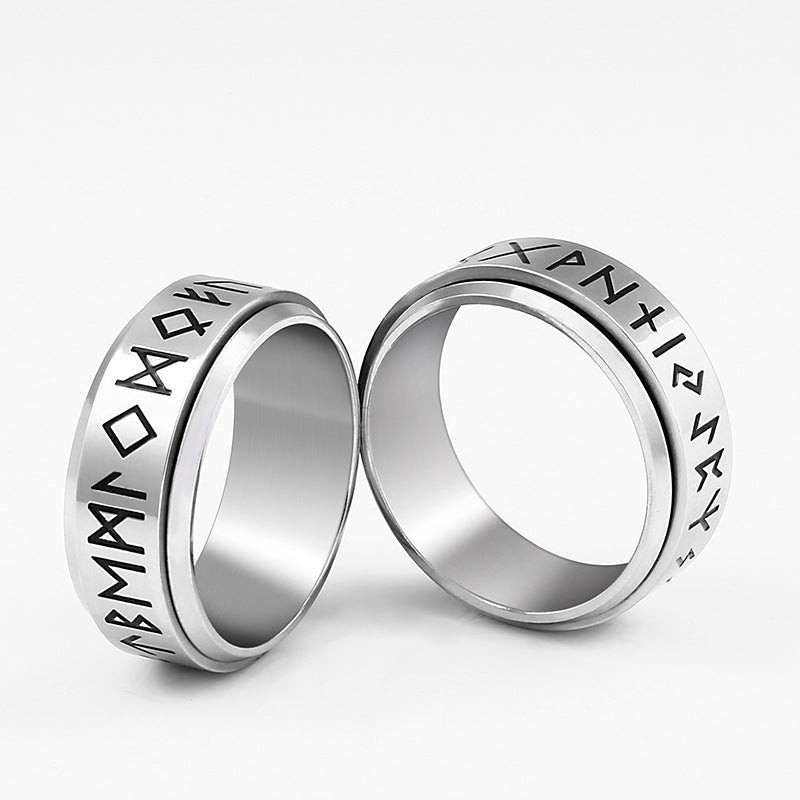 Titanium Steel Rotatable Ring