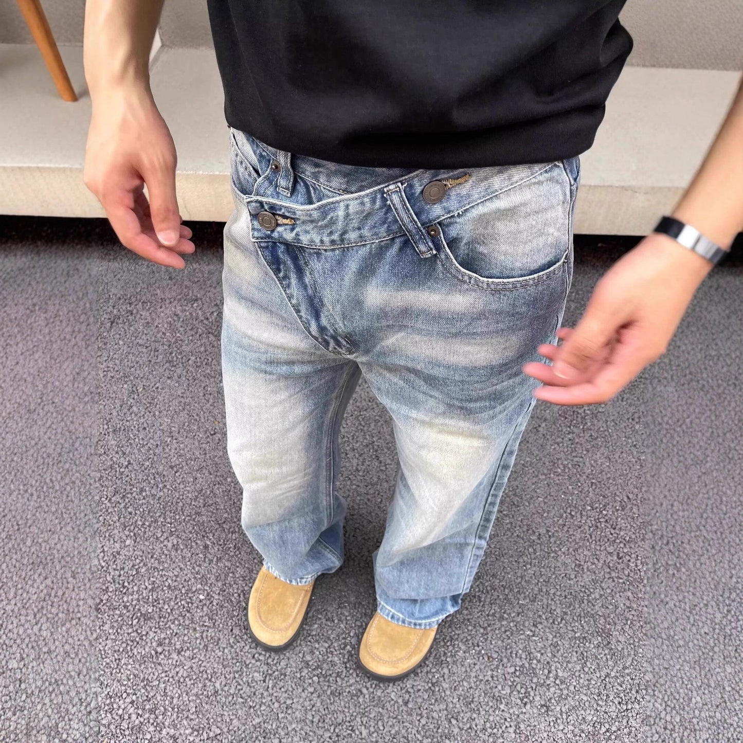 Retro Washed Jeans