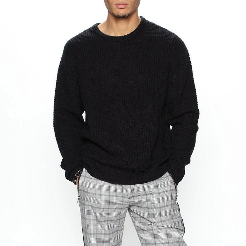 Crew Neck Casual Sweater