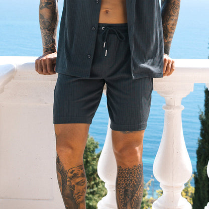 Two Piece Set Short Sleeve Shirt