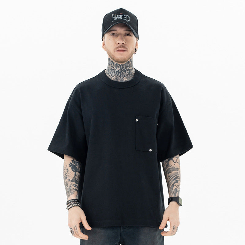 Triangle Patch Cotton Tee