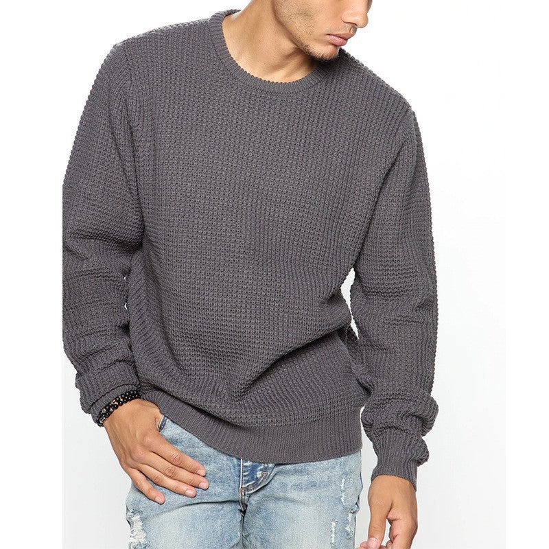 Crew Neck Casual Sweater