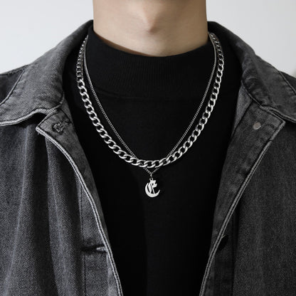 Letter Pendant Necklace