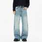 Distressed Bootcut Jeans