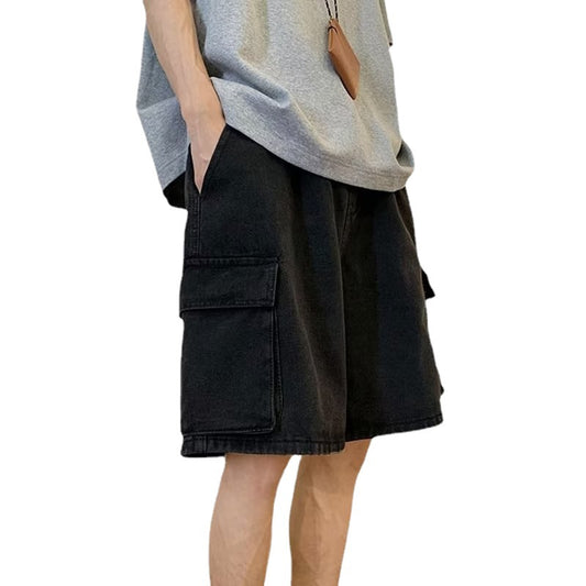 Cargo Denim Shorts