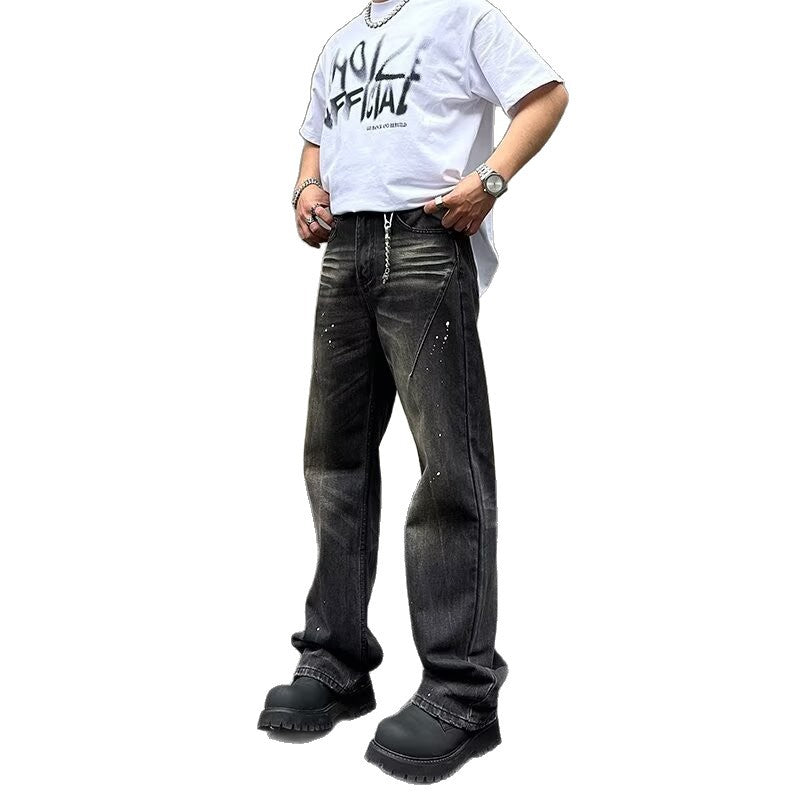 Retro Straight-Leg Jeans