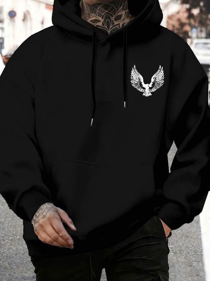 Loose Hooded Sweatshirt