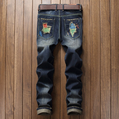 Paint Splatter Jeans