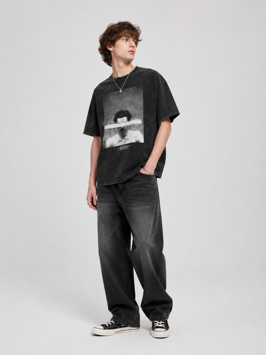 Censored Portrait Graphic Tee
