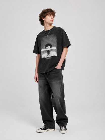 Censored Portrait Graphic Tee