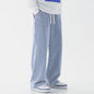 Mens casual loose straight jeans in modern streetwear style