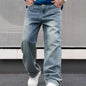 Casual Straight Wash Jeans
