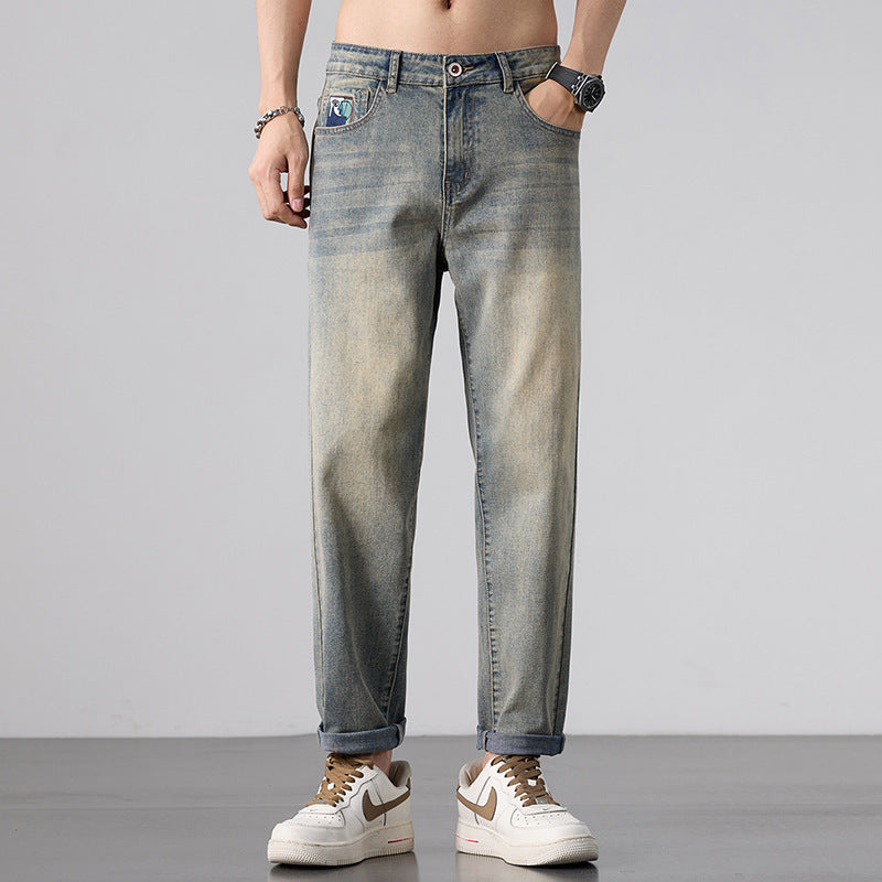 Washed Slim Fit Denim