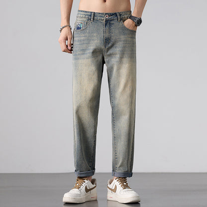Washed Slim Fit Denim