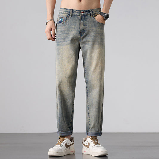 Washed Slim Fit Denim