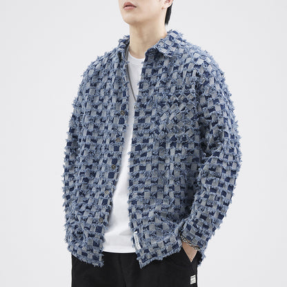Textured Denim Shirt