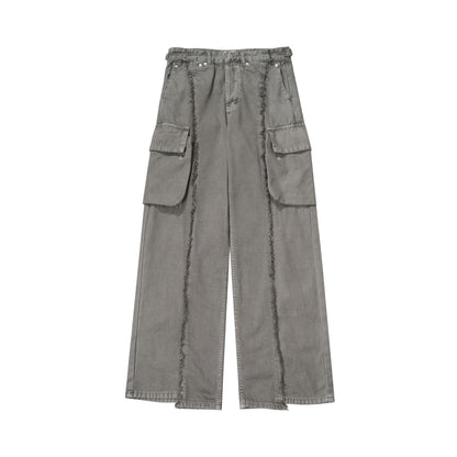 American Stitching Cargo Jeans