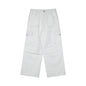 loose pleated cargo pants