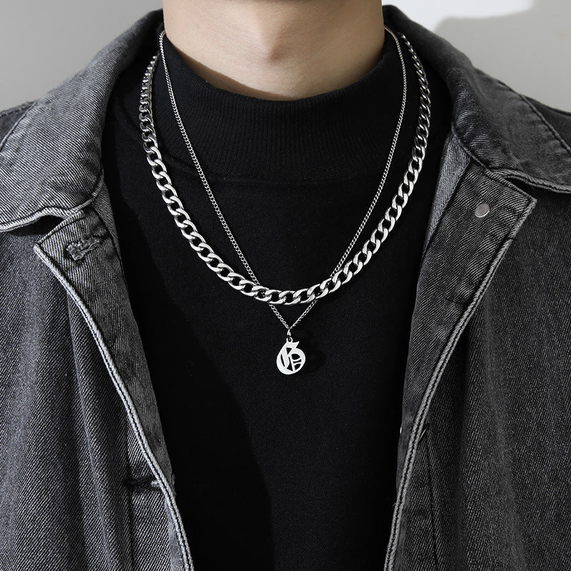 Letter Pendant Necklace