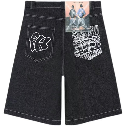 Loose-Fit West Coast Denim Shorts