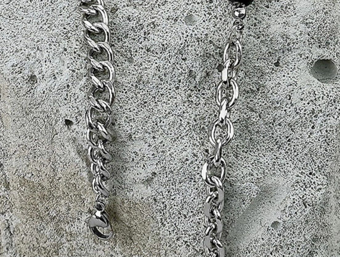 Sterling Beaded Pendant Necklace