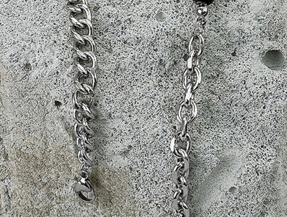 Sterling Beaded Pendant Necklace